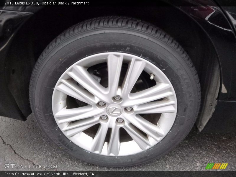 Obsidian Black / Parchment 2013 Lexus ES 350
