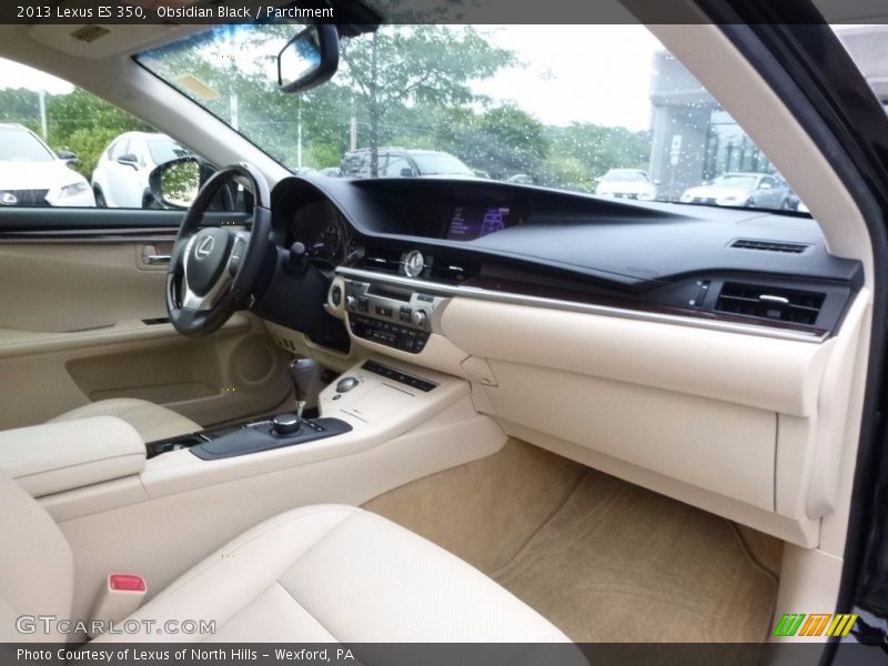 Obsidian Black / Parchment 2013 Lexus ES 350