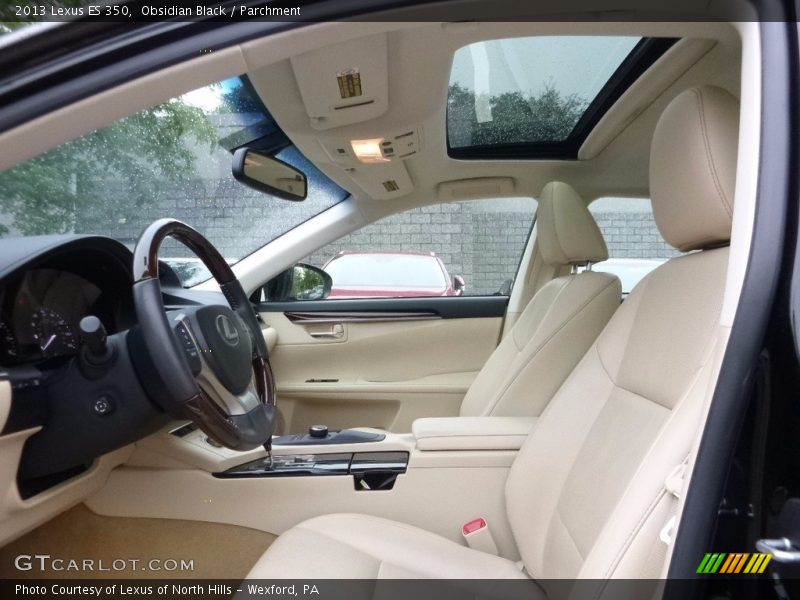 Obsidian Black / Parchment 2013 Lexus ES 350
