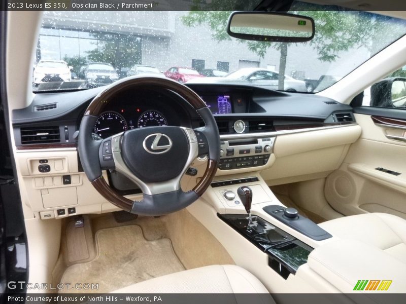 Obsidian Black / Parchment 2013 Lexus ES 350