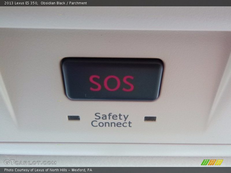 Obsidian Black / Parchment 2013 Lexus ES 350