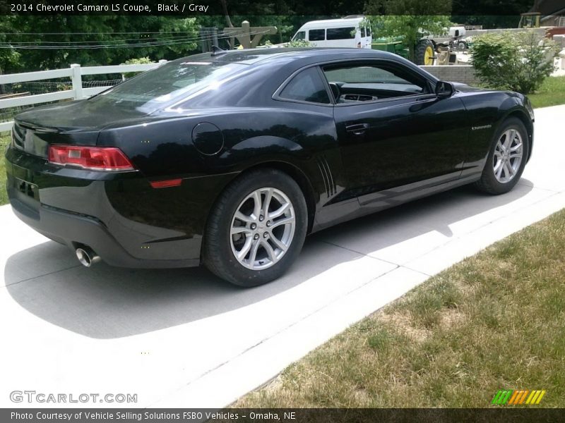 Black / Gray 2014 Chevrolet Camaro LS Coupe