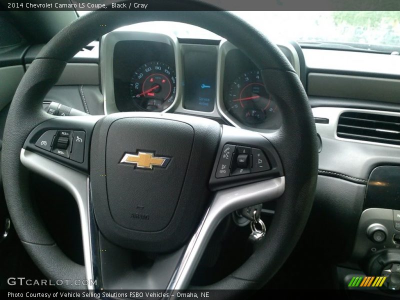 Black / Gray 2014 Chevrolet Camaro LS Coupe