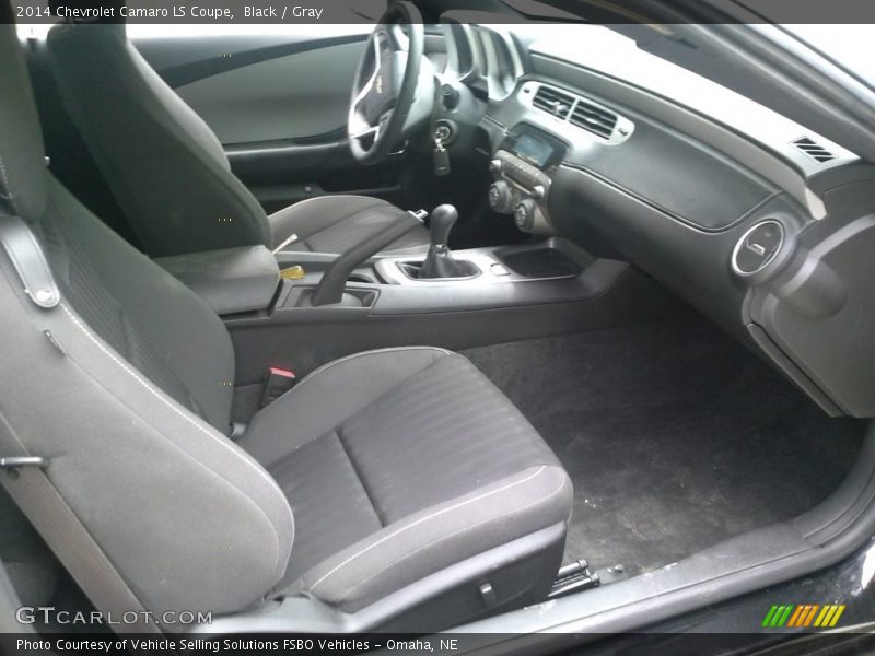 Black / Gray 2014 Chevrolet Camaro LS Coupe