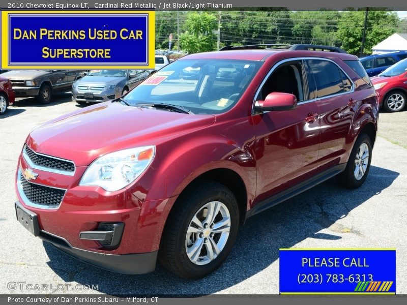 Cardinal Red Metallic / Jet Black/Light Titanium 2010 Chevrolet Equinox LT