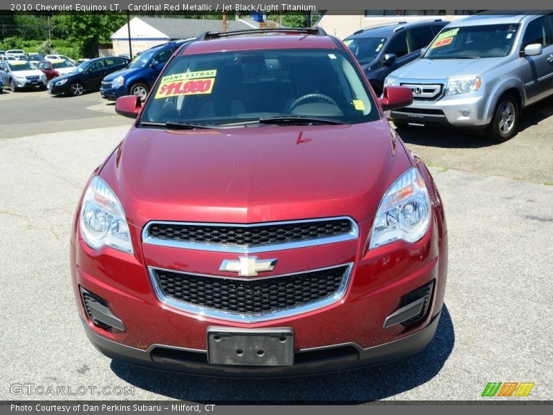 Cardinal Red Metallic / Jet Black/Light Titanium 2010 Chevrolet Equinox LT