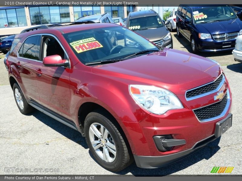Cardinal Red Metallic / Jet Black/Light Titanium 2010 Chevrolet Equinox LT