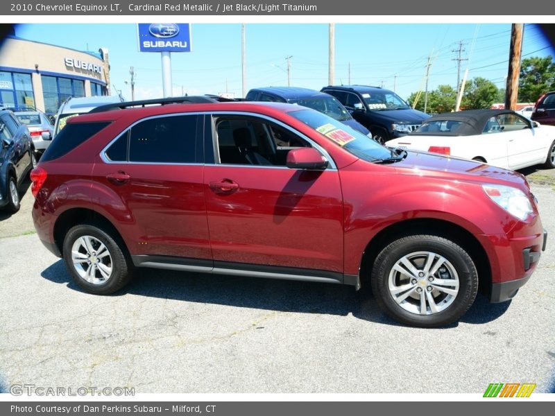 Cardinal Red Metallic / Jet Black/Light Titanium 2010 Chevrolet Equinox LT