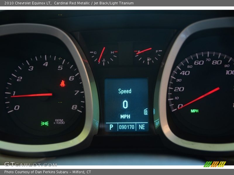 Cardinal Red Metallic / Jet Black/Light Titanium 2010 Chevrolet Equinox LT