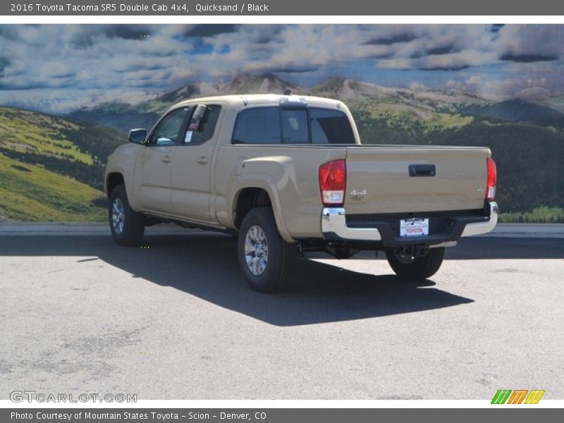 Quicksand / Black 2016 Toyota Tacoma SR5 Double Cab 4x4