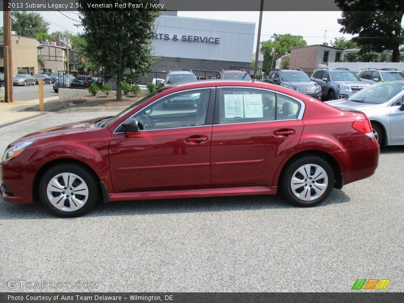 Venetian Red Pearl / Ivory 2013 Subaru Legacy 2.5i