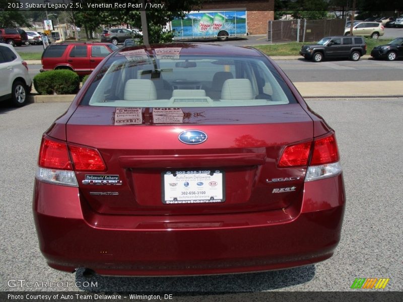 Venetian Red Pearl / Ivory 2013 Subaru Legacy 2.5i