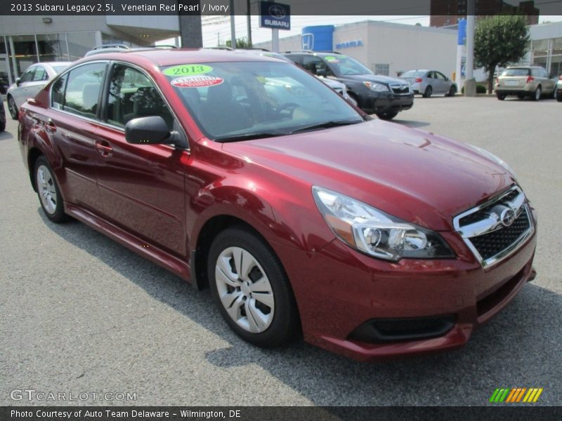 Venetian Red Pearl / Ivory 2013 Subaru Legacy 2.5i
