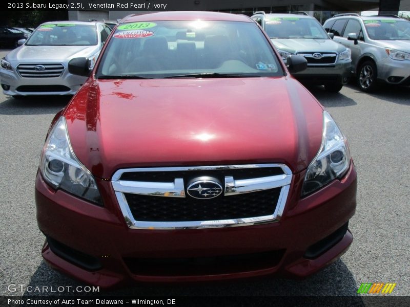 Venetian Red Pearl / Ivory 2013 Subaru Legacy 2.5i