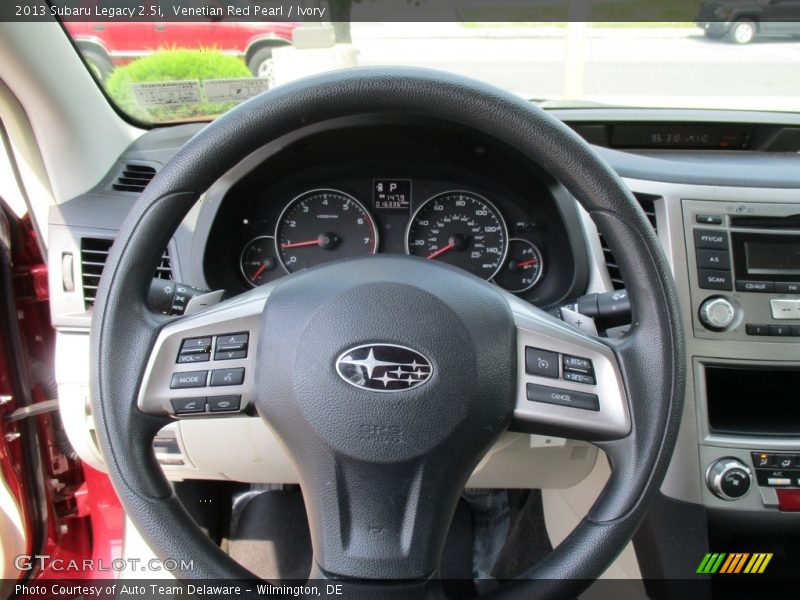 Venetian Red Pearl / Ivory 2013 Subaru Legacy 2.5i