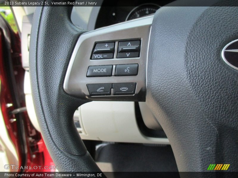 Venetian Red Pearl / Ivory 2013 Subaru Legacy 2.5i