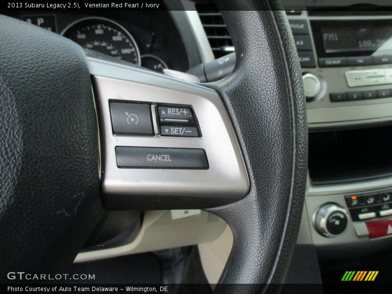 Venetian Red Pearl / Ivory 2013 Subaru Legacy 2.5i