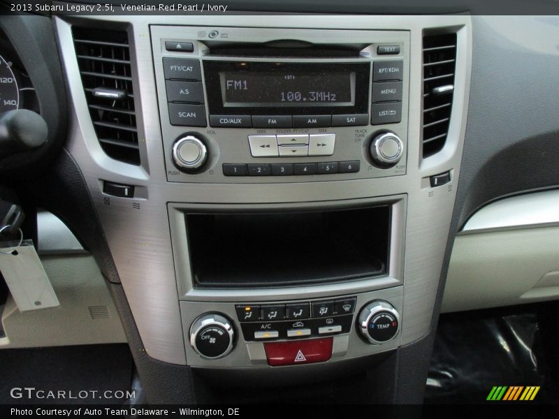 Venetian Red Pearl / Ivory 2013 Subaru Legacy 2.5i