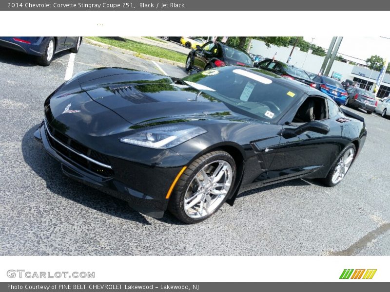 Black / Jet Black 2014 Chevrolet Corvette Stingray Coupe Z51