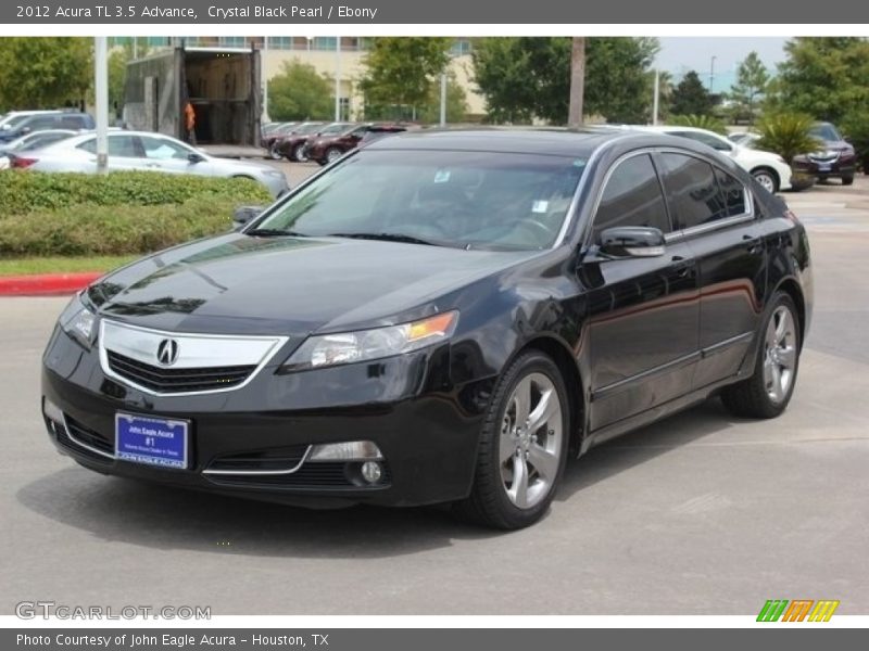 Crystal Black Pearl / Ebony 2012 Acura TL 3.5 Advance