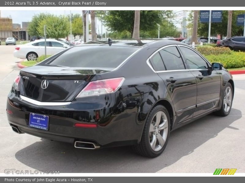 Crystal Black Pearl / Ebony 2012 Acura TL 3.5 Advance