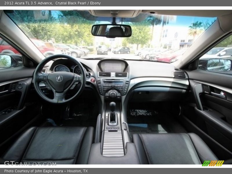 Crystal Black Pearl / Ebony 2012 Acura TL 3.5 Advance