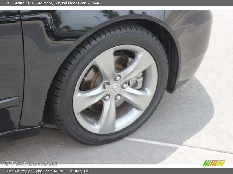 Crystal Black Pearl / Ebony 2012 Acura TL 3.5 Advance