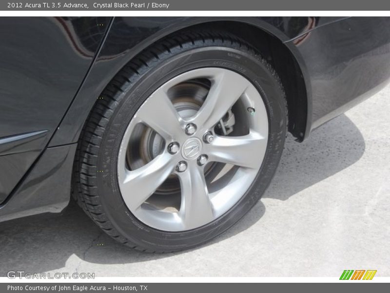 Crystal Black Pearl / Ebony 2012 Acura TL 3.5 Advance
