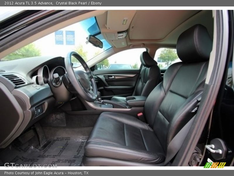 Crystal Black Pearl / Ebony 2012 Acura TL 3.5 Advance