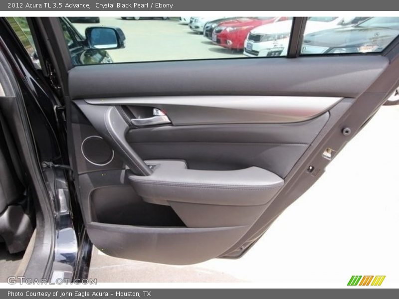 Crystal Black Pearl / Ebony 2012 Acura TL 3.5 Advance