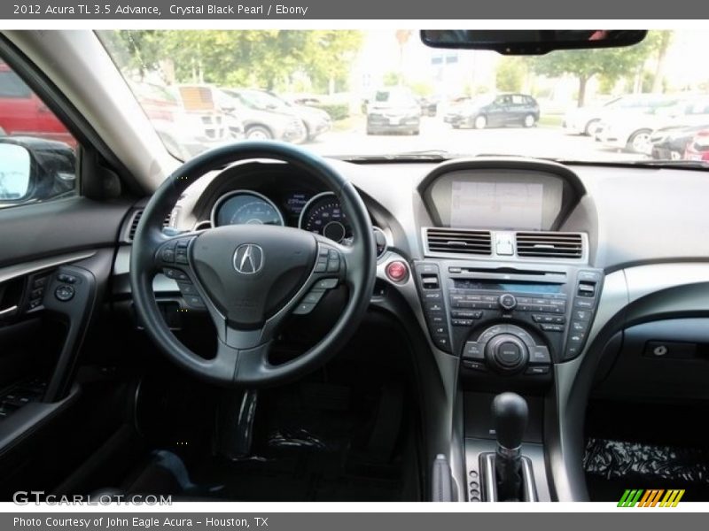 Crystal Black Pearl / Ebony 2012 Acura TL 3.5 Advance
