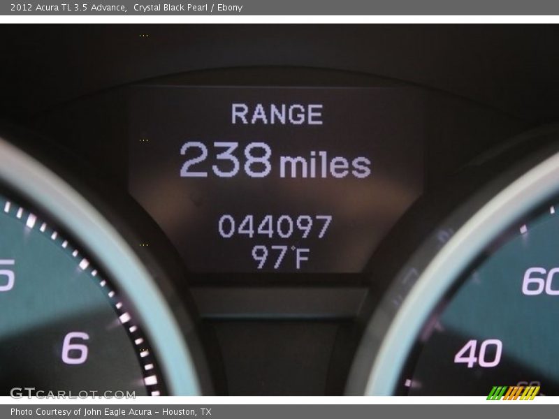 Crystal Black Pearl / Ebony 2012 Acura TL 3.5 Advance