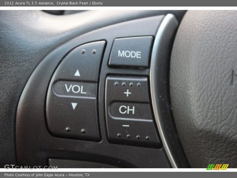 Crystal Black Pearl / Ebony 2012 Acura TL 3.5 Advance