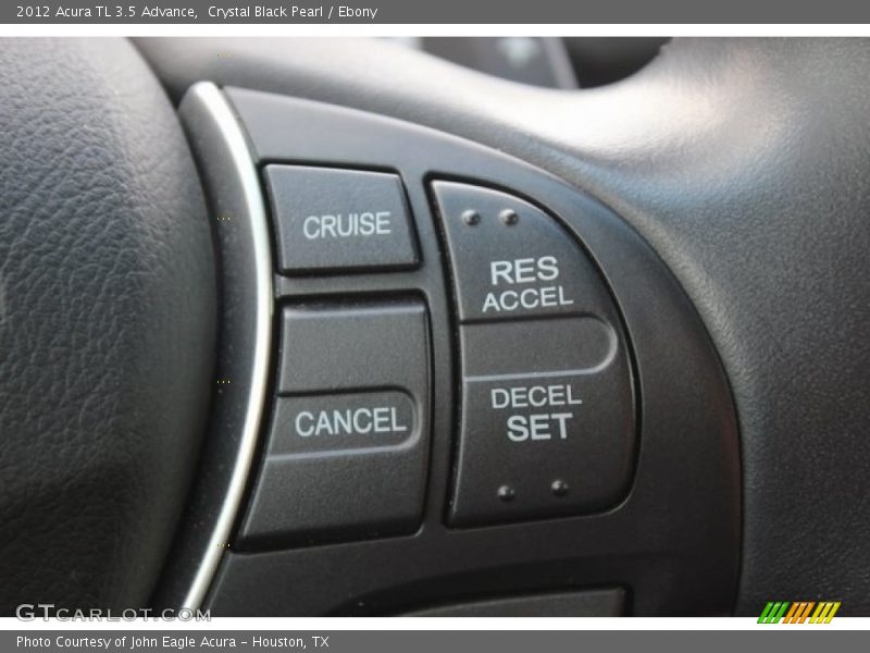 Crystal Black Pearl / Ebony 2012 Acura TL 3.5 Advance