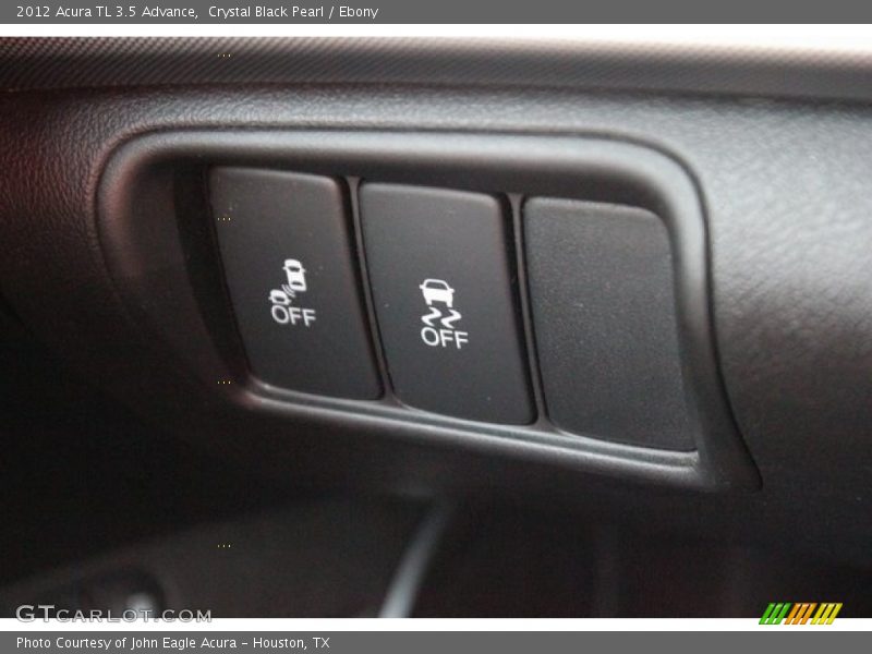Crystal Black Pearl / Ebony 2012 Acura TL 3.5 Advance
