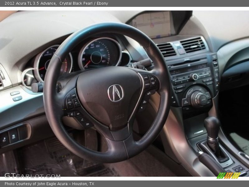 Crystal Black Pearl / Ebony 2012 Acura TL 3.5 Advance