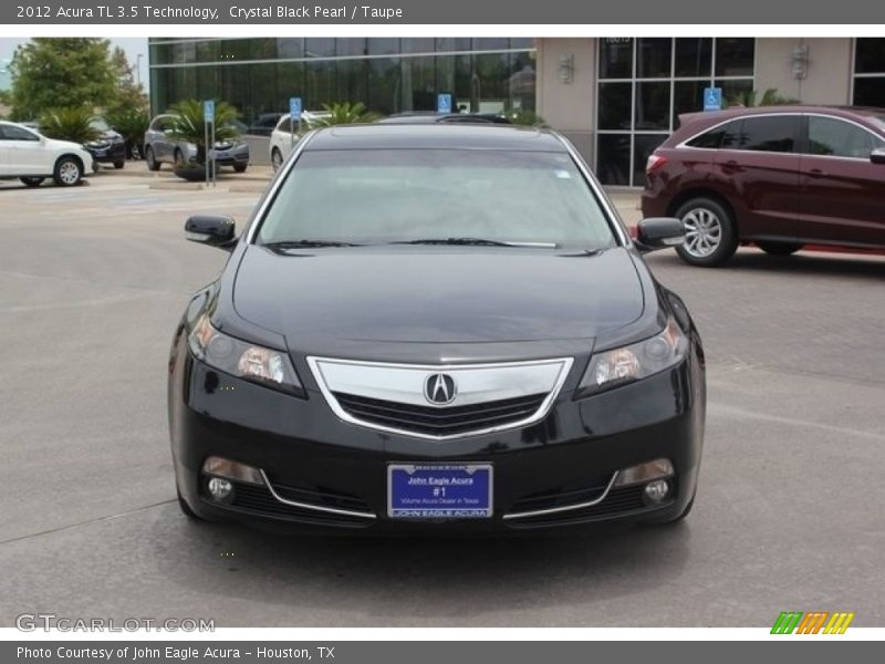Crystal Black Pearl / Taupe 2012 Acura TL 3.5 Technology