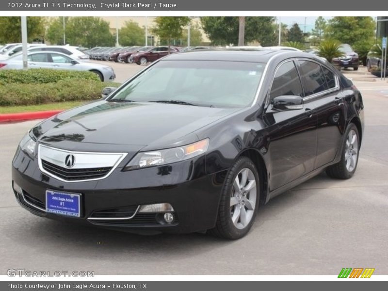 Crystal Black Pearl / Taupe 2012 Acura TL 3.5 Technology