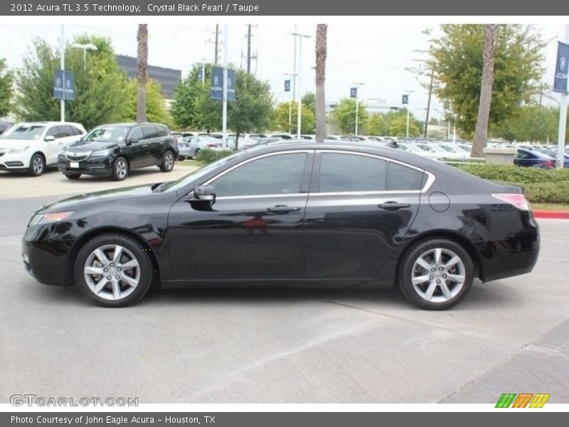 Crystal Black Pearl / Taupe 2012 Acura TL 3.5 Technology