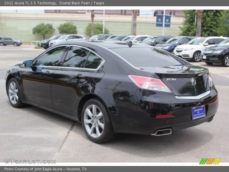 Crystal Black Pearl / Taupe 2012 Acura TL 3.5 Technology