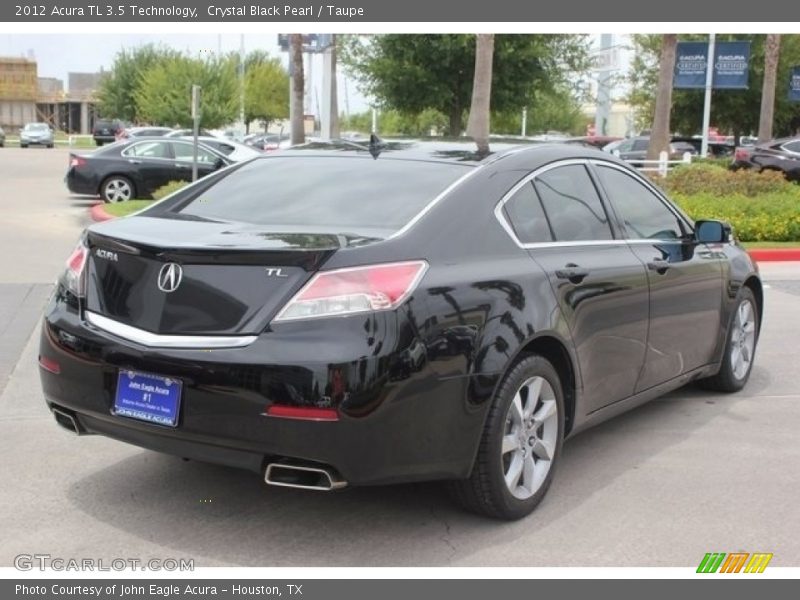 Crystal Black Pearl / Taupe 2012 Acura TL 3.5 Technology