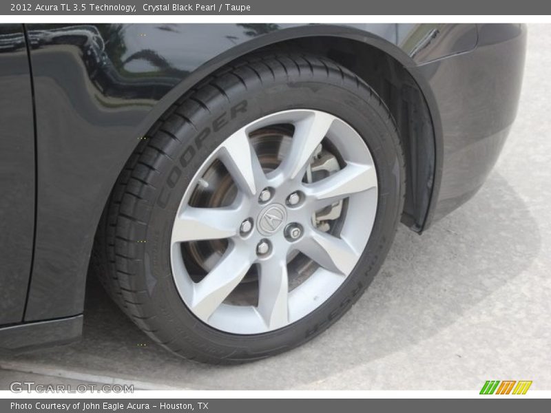 Crystal Black Pearl / Taupe 2012 Acura TL 3.5 Technology