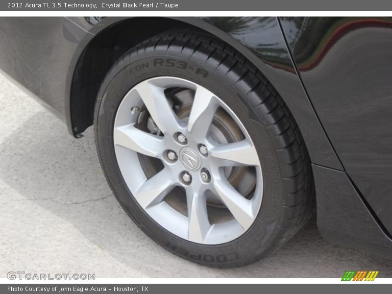 Crystal Black Pearl / Taupe 2012 Acura TL 3.5 Technology