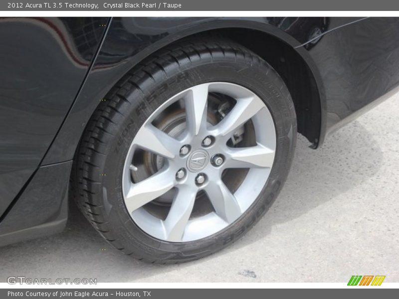 Crystal Black Pearl / Taupe 2012 Acura TL 3.5 Technology
