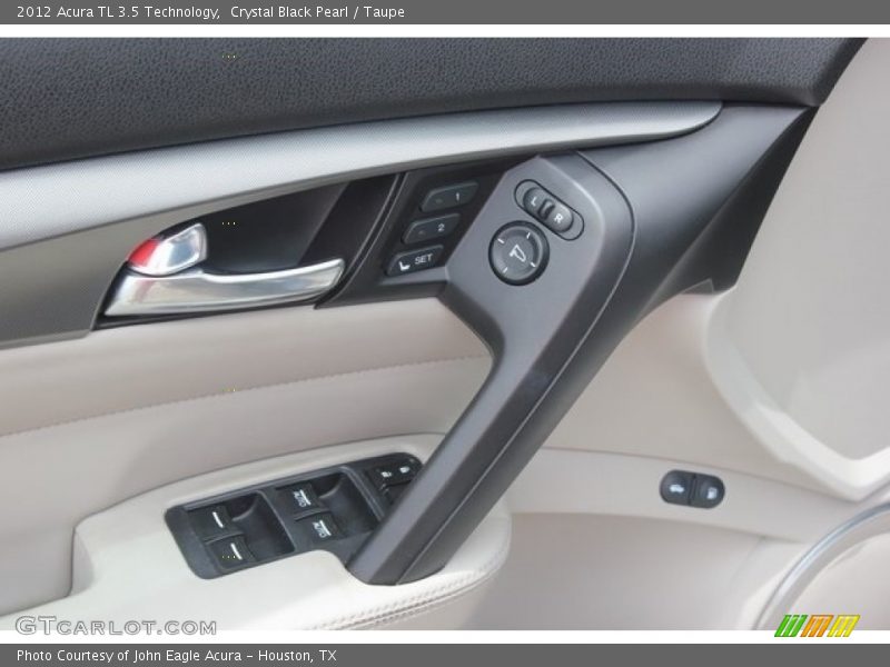 Crystal Black Pearl / Taupe 2012 Acura TL 3.5 Technology