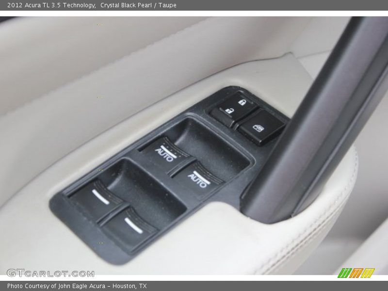 Crystal Black Pearl / Taupe 2012 Acura TL 3.5 Technology