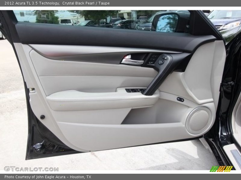 Crystal Black Pearl / Taupe 2012 Acura TL 3.5 Technology