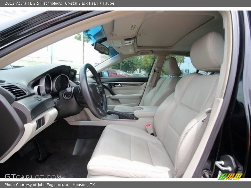 Crystal Black Pearl / Taupe 2012 Acura TL 3.5 Technology