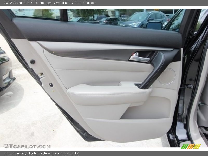 Crystal Black Pearl / Taupe 2012 Acura TL 3.5 Technology