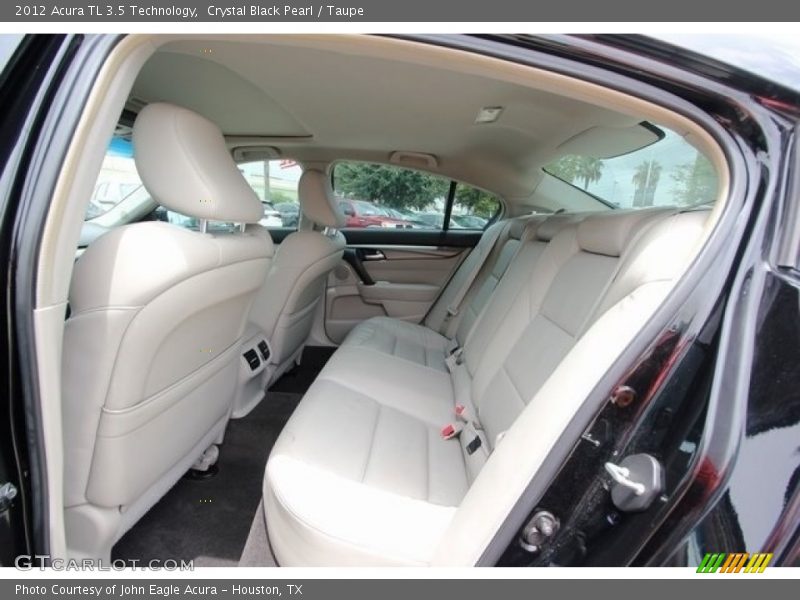 Crystal Black Pearl / Taupe 2012 Acura TL 3.5 Technology